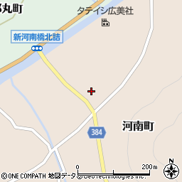 広島県府中市河南町197周辺の地図