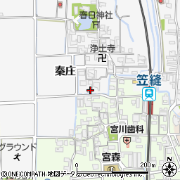 奈良県磯城郡田原本町秦庄301周辺の地図