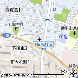 奈良県香芝市西真美1丁目33-3周辺の地図
