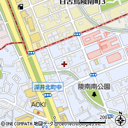 大阪府堺市中区深井北町3139-3周辺の地図