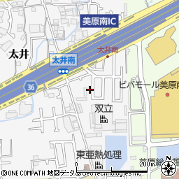 大阪府堺市美原区太井630-38周辺の地図
