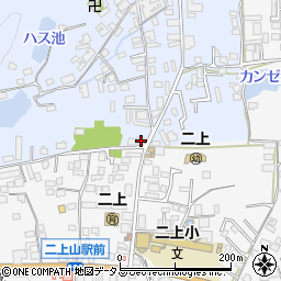 奈良県香芝市穴虫1262周辺の地図