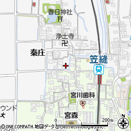 奈良県磯城郡田原本町秦庄302周辺の地図