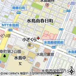 キムラヤのパン水島直営売店周辺の地図
