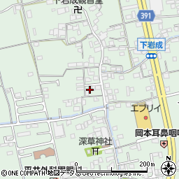 岩成ハイツ周辺の地図