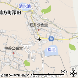 岡山県浅口市鴨方町深田306-4周辺の地図