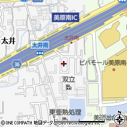 大阪府堺市美原区太井630-44周辺の地図