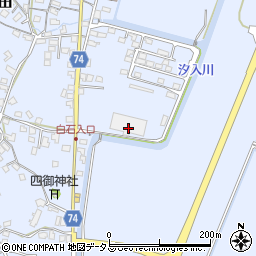 玉野山田荘周辺の地図