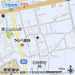広島県福山市駅家町万能倉1217-1周辺の地図