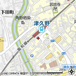 西堺警察署津久野町交番周辺の地図