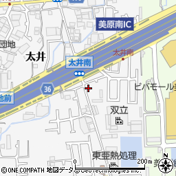 大阪府堺市美原区太井639-1周辺の地図
