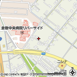 岡山県倉敷市連島町鶴新田253周辺の地図