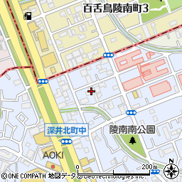 大阪府堺市中区深井北町3132周辺の地図