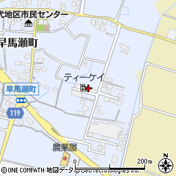 三重県松阪市早馬瀬町186周辺の地図