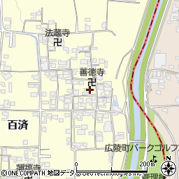 奈良県北葛城郡広陵町百済1238周辺の地図