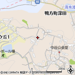岡山県浅口市鴨方町深田1374-1周辺の地図