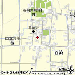 奈良県北葛城郡広陵町百済1180周辺の地図