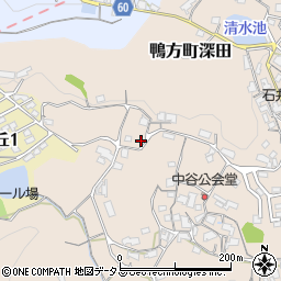 岡山県浅口市鴨方町深田1377周辺の地図