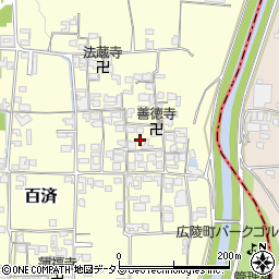 奈良県北葛城郡広陵町百済1236周辺の地図