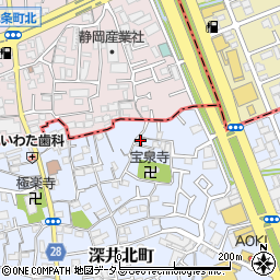大阪府堺市中区深井北町50-10周辺の地図