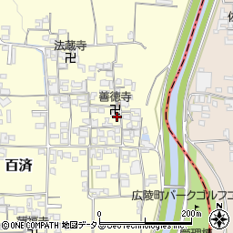奈良県北葛城郡広陵町百済1241周辺の地図