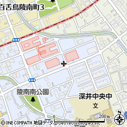 大阪府堺市中区深井北町3166周辺の地図