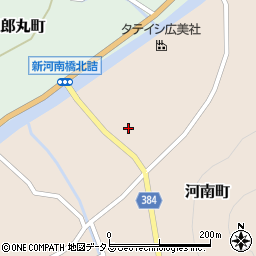 広島県府中市河南町208周辺の地図