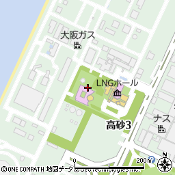 大阪ガス　ガス科学館周辺の地図
