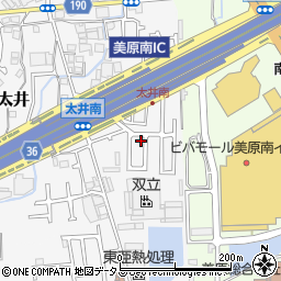 大阪府堺市美原区太井630-53周辺の地図