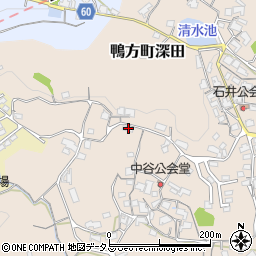岡山県浅口市鴨方町深田1231周辺の地図