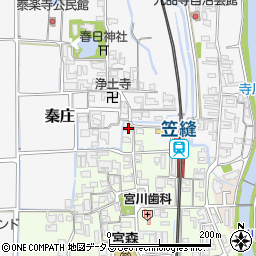奈良県磯城郡田原本町秦庄554周辺の地図