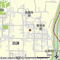 奈良県北葛城郡広陵町百済1226周辺の地図