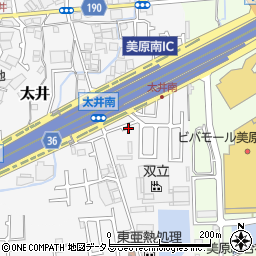 大阪府堺市美原区太井560-19周辺の地図