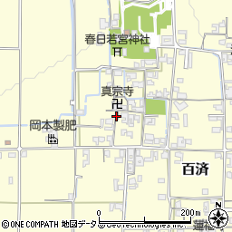 奈良県北葛城郡広陵町百済1165周辺の地図