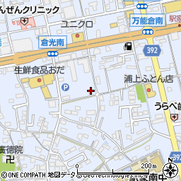 広島県福山市駅家町倉光154-5周辺の地図