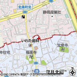 大阪府堺市中区深井北町1周辺の地図