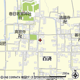 奈良県北葛城郡広陵町百済1203周辺の地図