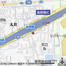 大阪府堺市美原区太井560-10周辺の地図