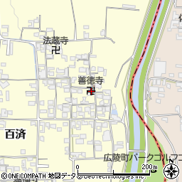 奈良県北葛城郡広陵町百済1240周辺の地図