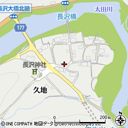広島県広島市安佐北区安佐町久地6421周辺の地図