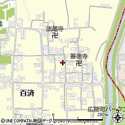 奈良県北葛城郡広陵町百済1228周辺の地図
