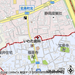 大阪府堺市中区深井北町2周辺の地図