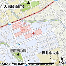 大阪府堺市中区深井北町3165周辺の地図