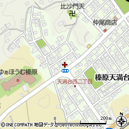 奈良県宇陀市榛原天満台西2丁目11周辺の地図