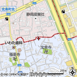 大阪府堺市中区深井北町43周辺の地図