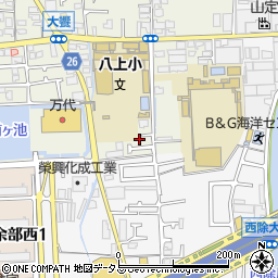 大阪府堺市美原区大饗117-20周辺の地図