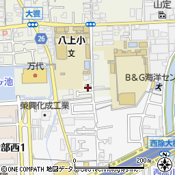 大阪府堺市美原区大饗117-21周辺の地図