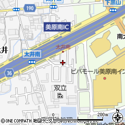 大阪府堺市美原区太井625-5周辺の地図