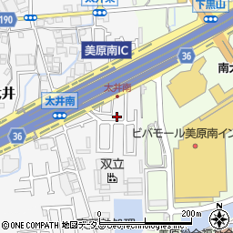 大阪府堺市美原区太井625-5周辺の地図