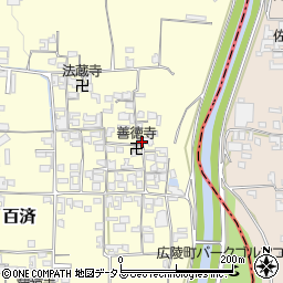 奈良県北葛城郡広陵町百済1271周辺の地図